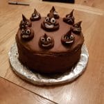 Poop Emoji Birthday Cake